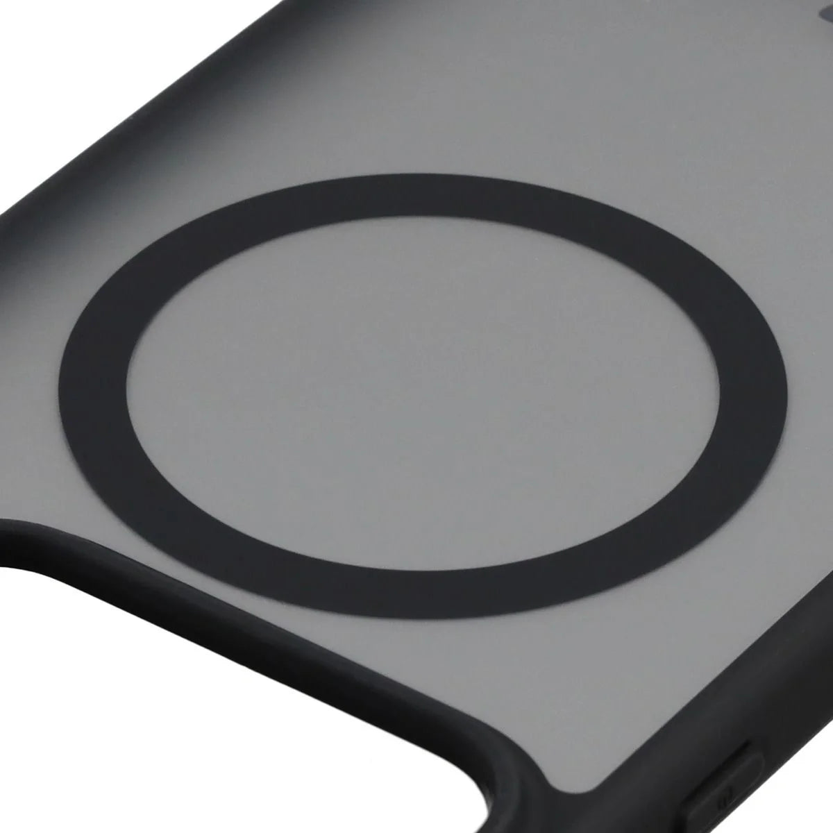 Schutzhülle mit Magnetring + gehärtetem Glas für Realme GT 8 Pro, Bizon MatteO Pack, Getönt-Schwarz