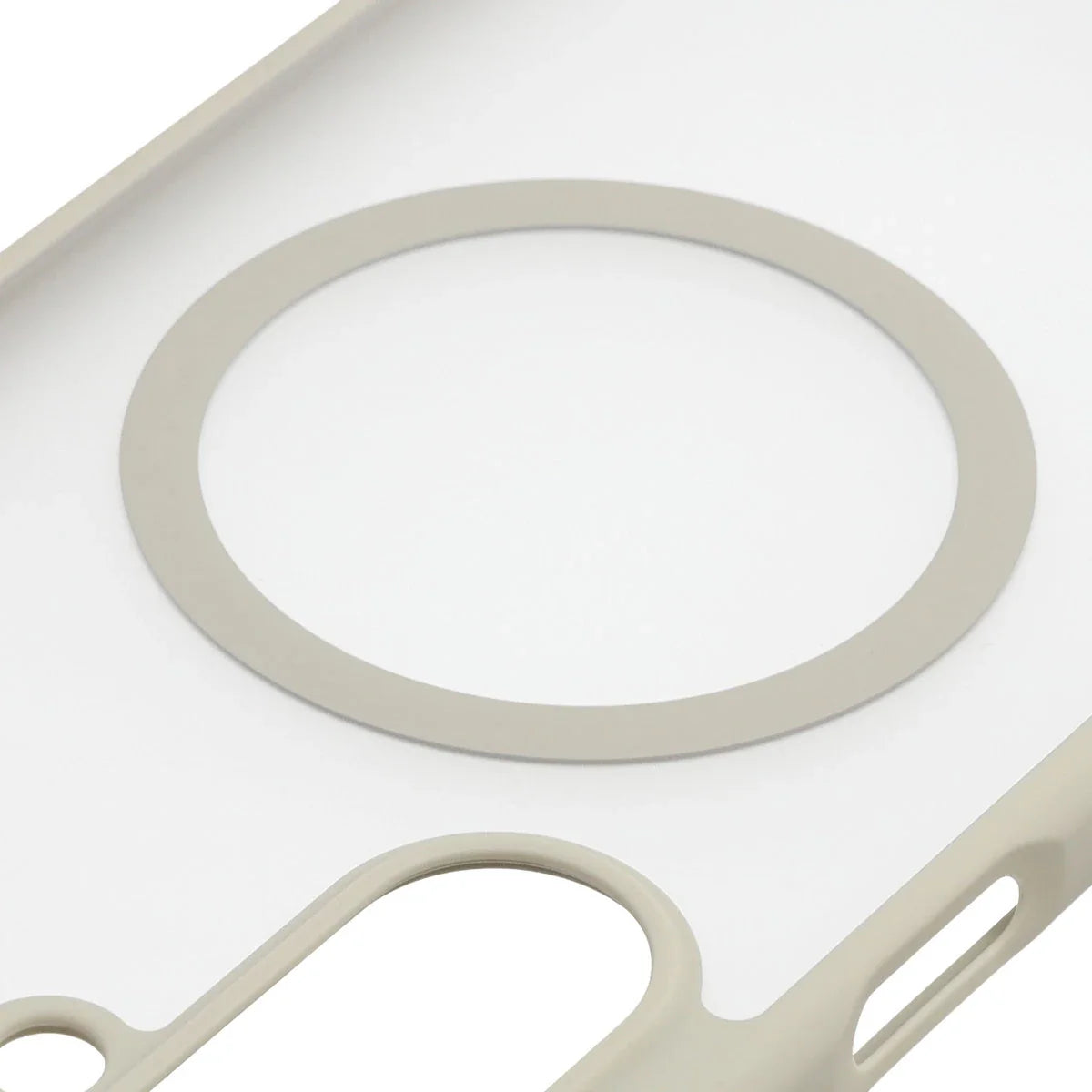Schutzhülle mit Magnetring + gehärtetem Glas für Galaxy A17 5G, Bizon MatteO Pack, Getönt-Beige