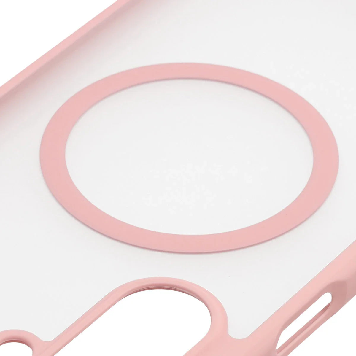 Schutzhülle mit Magnetring + gehärtetem Glas für Galaxy A17 5G, Bizon MatteO Pack, Getönt-Hellrosa