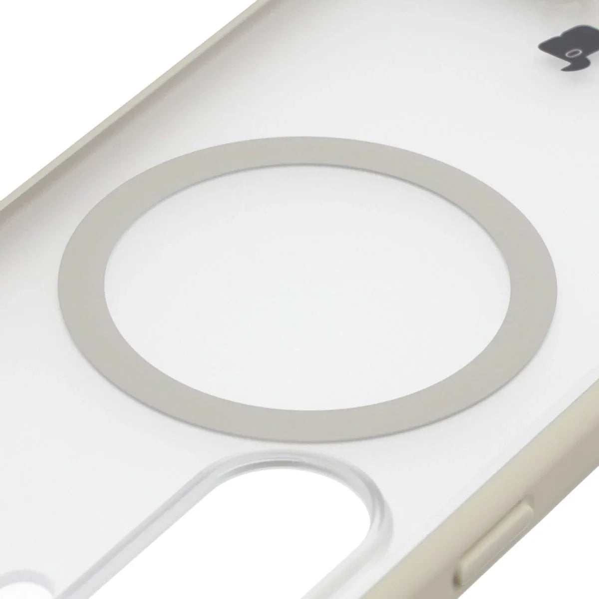 Schutzhülle mit Magnetring + gehärtetem Glas für Galaxy S26, Bizon MatteO Pack, Getönt-Beige