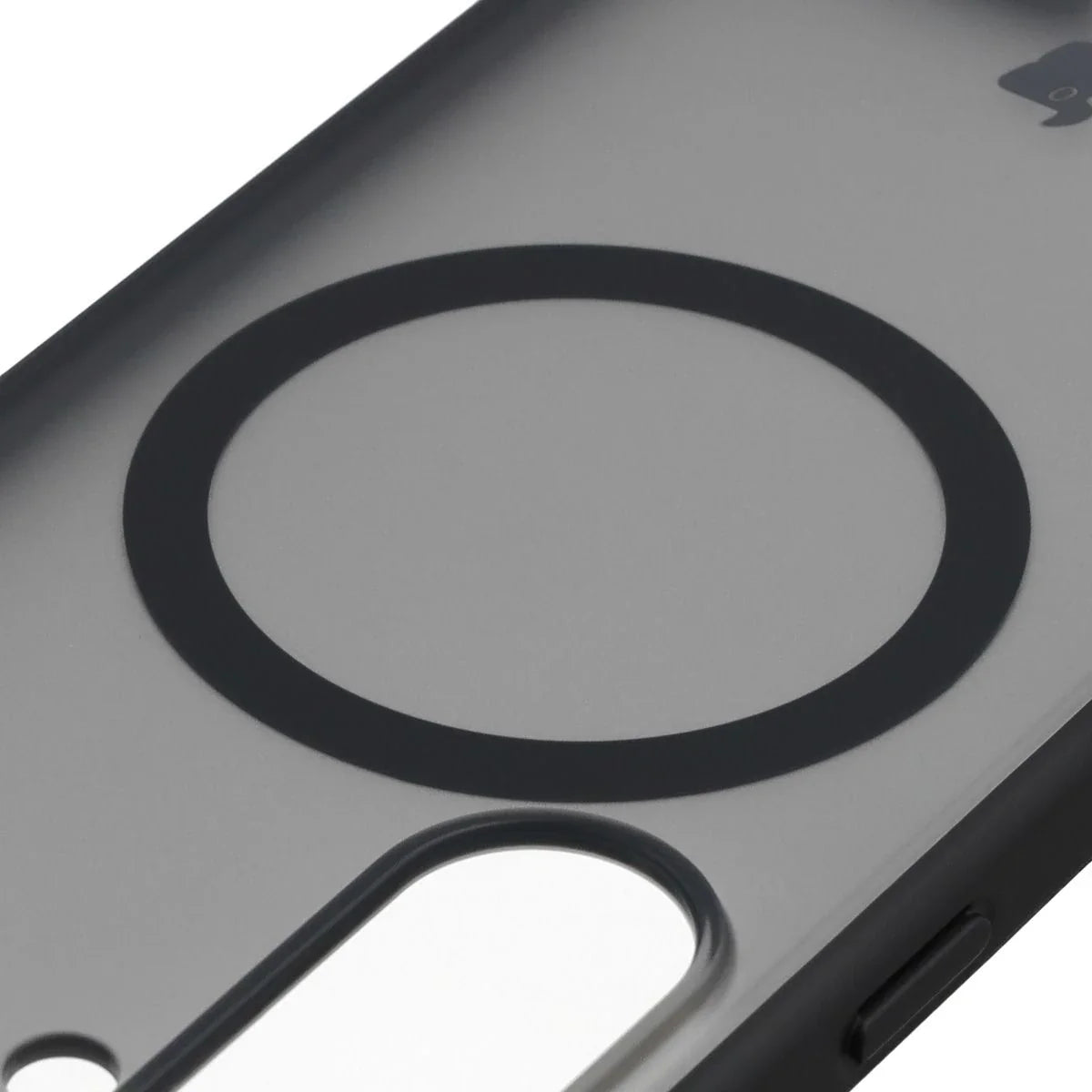 Schutzhülle mit Magnetring + gehärtetem Glas für Galaxy S26, Bizon MatteO Pack, Getönt-Schwarz