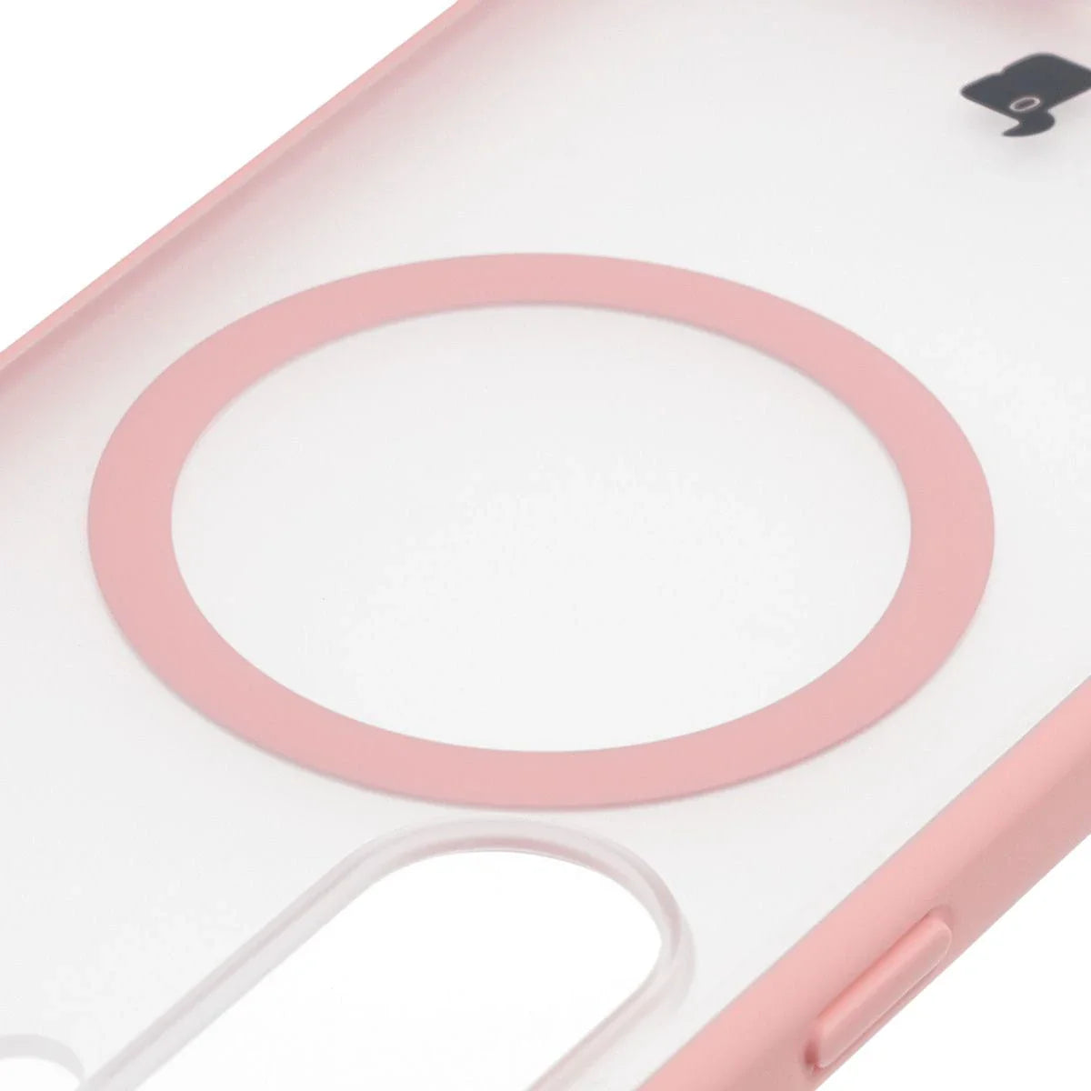 Schutzhülle mit Magnetring + gehärtetem Glas für Galaxy S26, Bizon MatteO Pack, Getönt-Hellrosa