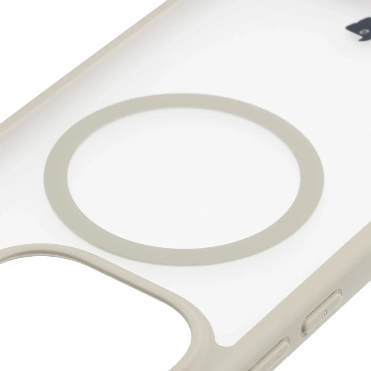 Schutzhülle mit Magnetring + gehärtetem Glas für Xiaomi 15T Pro, Bizon MatteO Pack, Getönt-Beige