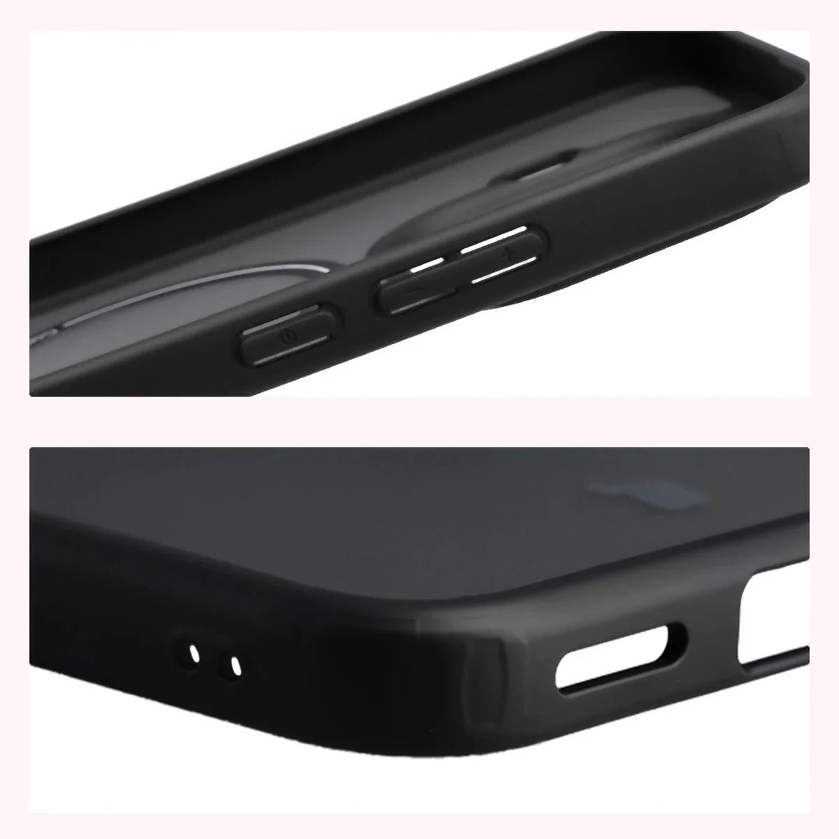 Schutzhülle mit Magnetring + gehärtetem Glas für Xiaomi 15T Pro, Bizon MatteO Pack, Getönt-Schwarz