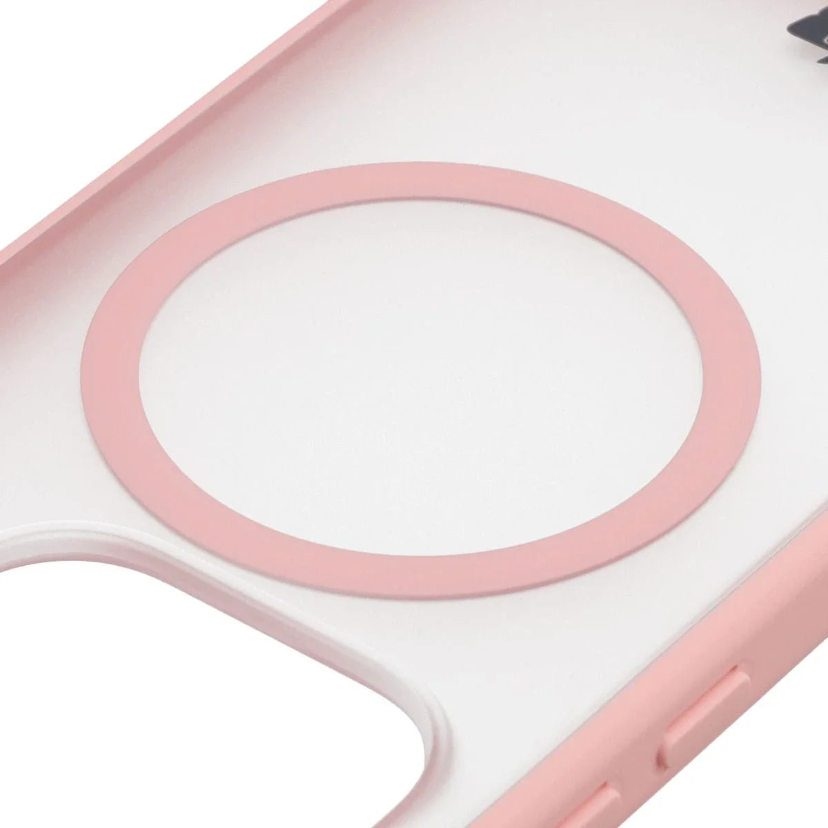 Schutzhülle mit Magnetring + gehärtetem Glas für Xiaomi 17, Bizon MatteO Pack, Getönt-Hellrosa