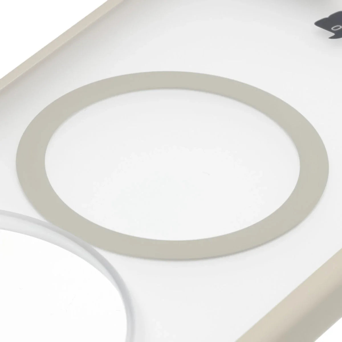 Schutzhülle mit Magnetring + gehärtetem Glas Bizon MatteO Pack für Xiaomi 17 Ultra, Getönt-Beige