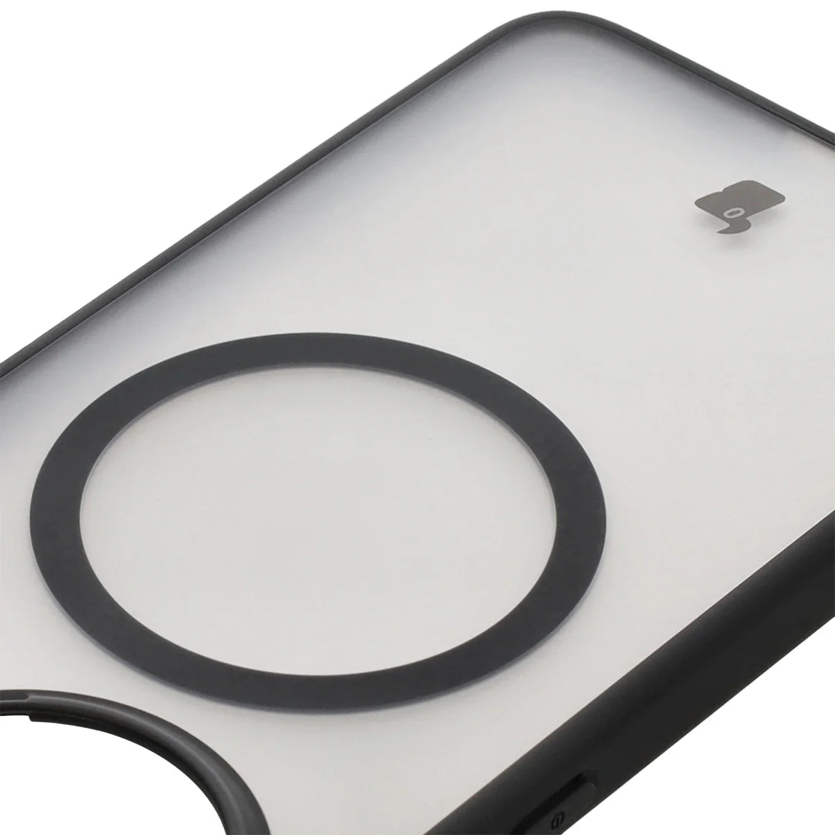 Schutzhülle mit Magnetring + gehärtetem Glas für Xiaomi POCO F7 Pro, Bizon MatteO Pack, Getönt-Schwarz