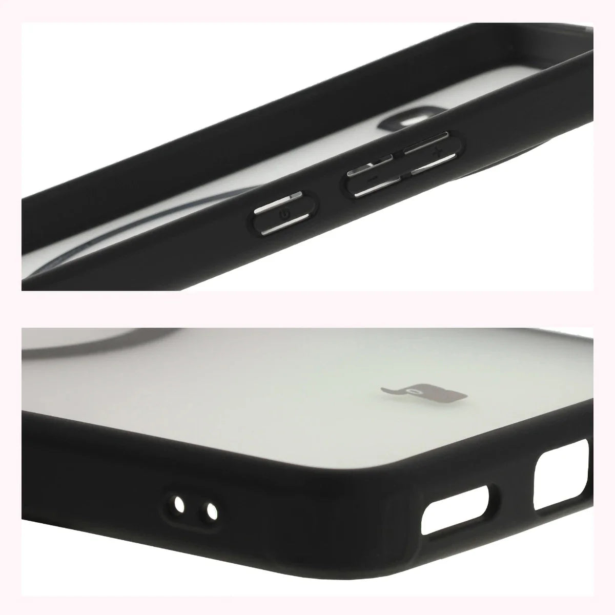 Schutzhülle mit Magnetring + gehärtetem Glas für Xiaomi POCO F7 Pro, Bizon MatteO Pack, Getönt-Schwarz