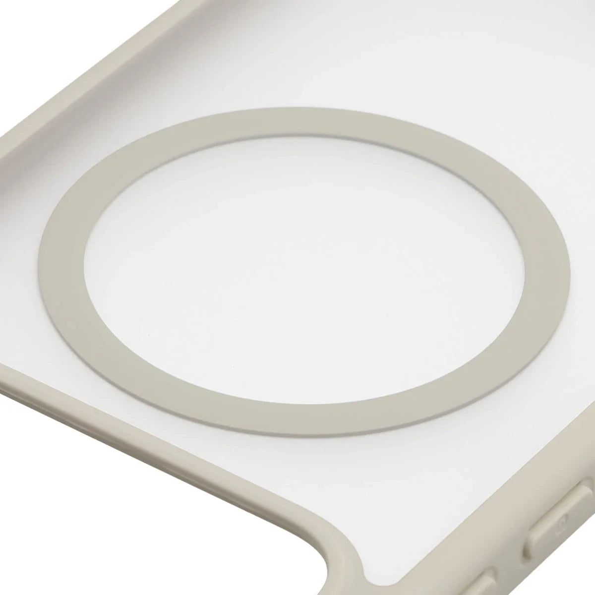 Schutzhülle mit Magnetring + gehärtetem Glas für Xiaomi POCO F8 Pro, Bizon MatteO Pack, Getönt-Beige