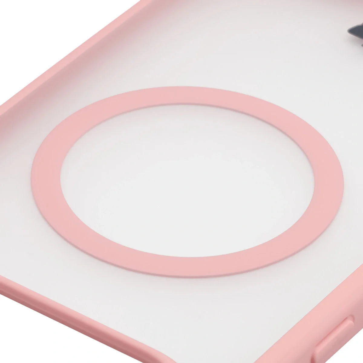 Schutzhülle mit Magnetring + gehärtetem Glas für Xiaomi POCO F8 Ultra, Bizon MatteO Pack, Getönt-Hellrosa