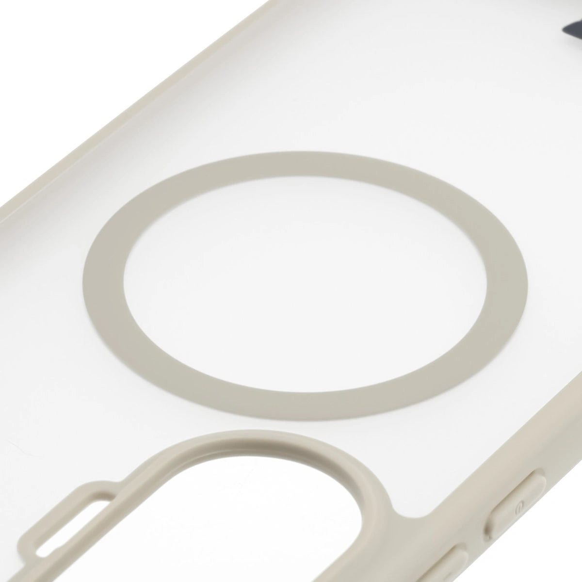 Handyhülle mit Magnetring für Xiaomi POCO F7, Bizon Case MatteO, Getönt-Beige