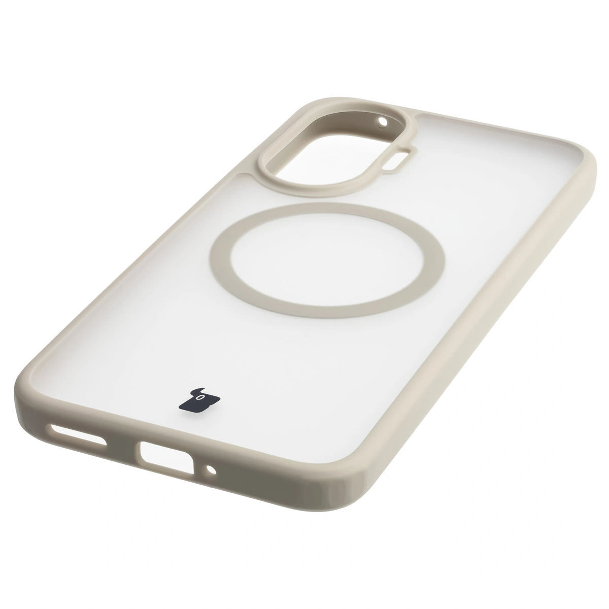 Handyhülle mit Magnetring für Xiaomi POCO F7, Bizon Case MatteO, Getönt-Beige
