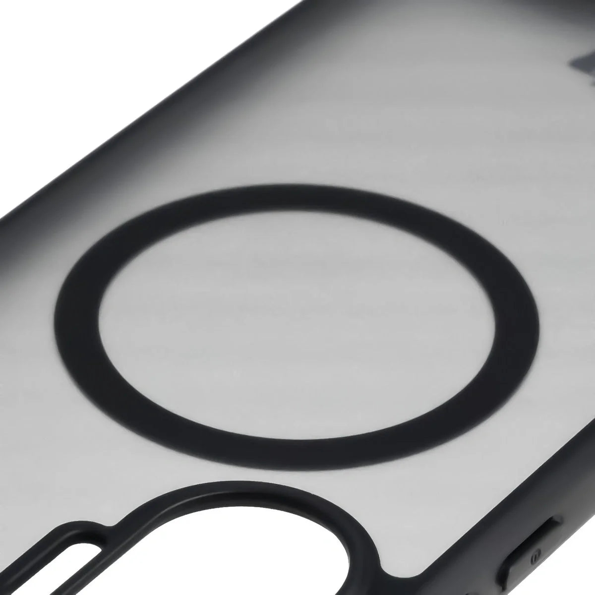 Handyhülle mit Magnetring für Xiaomi POCO F7, Bizon Case MatteO, Getönt-Schwarz