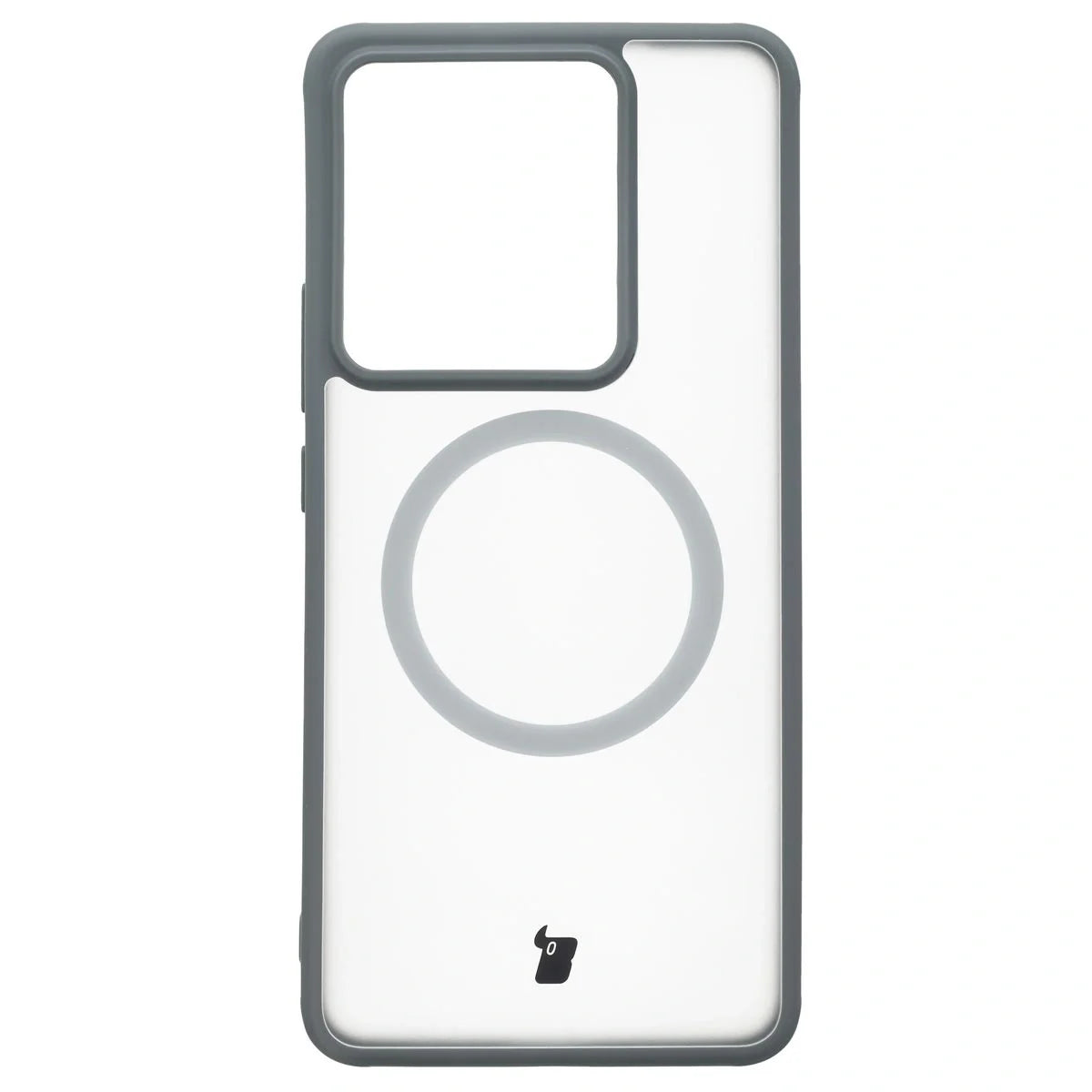 Handyhülle mit Magnetring für Realme GT 7 / 7T, Bizon Case MatteO, Getönt-Grau