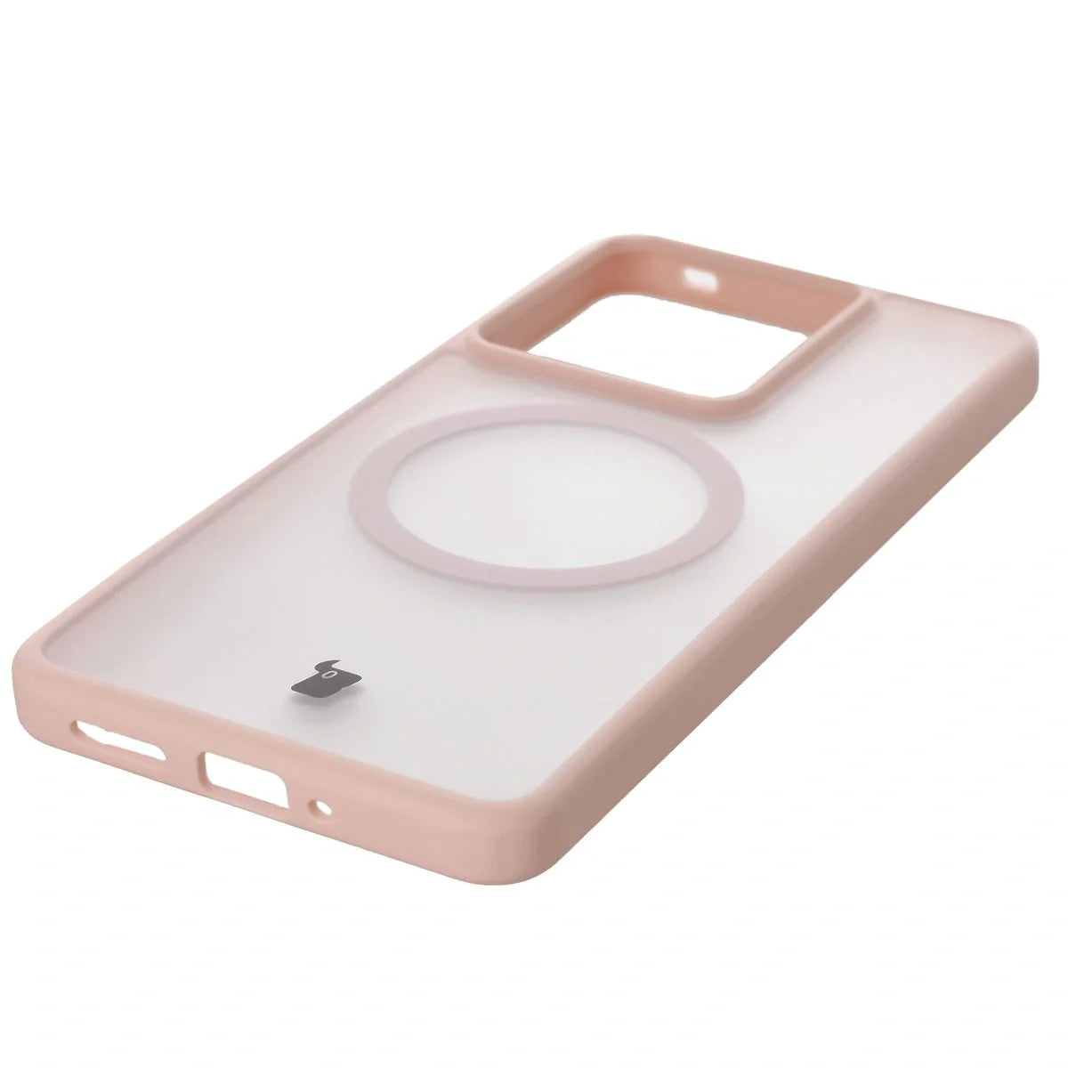 Handyhülle mit Magnetring für Realme GT 7 / 7T, Bizon Case MatteO, Getönt-Rosa