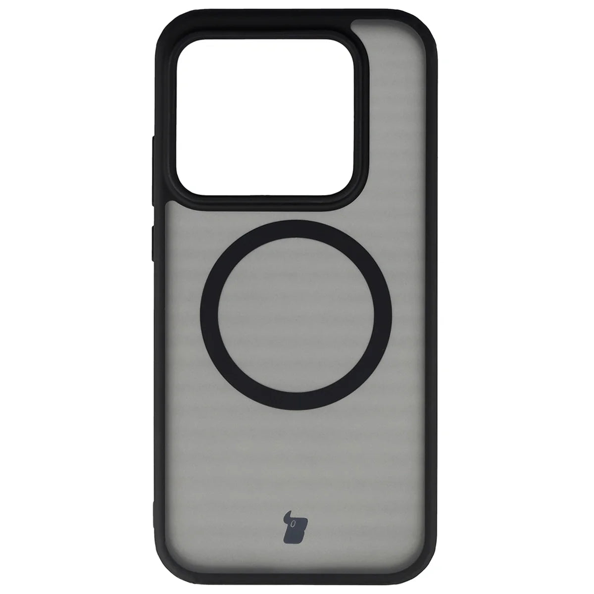 Handyhülle mit Magnetring für Realme GT 8 Pro, Bizon Case MatteO, Getönt-Schwarz