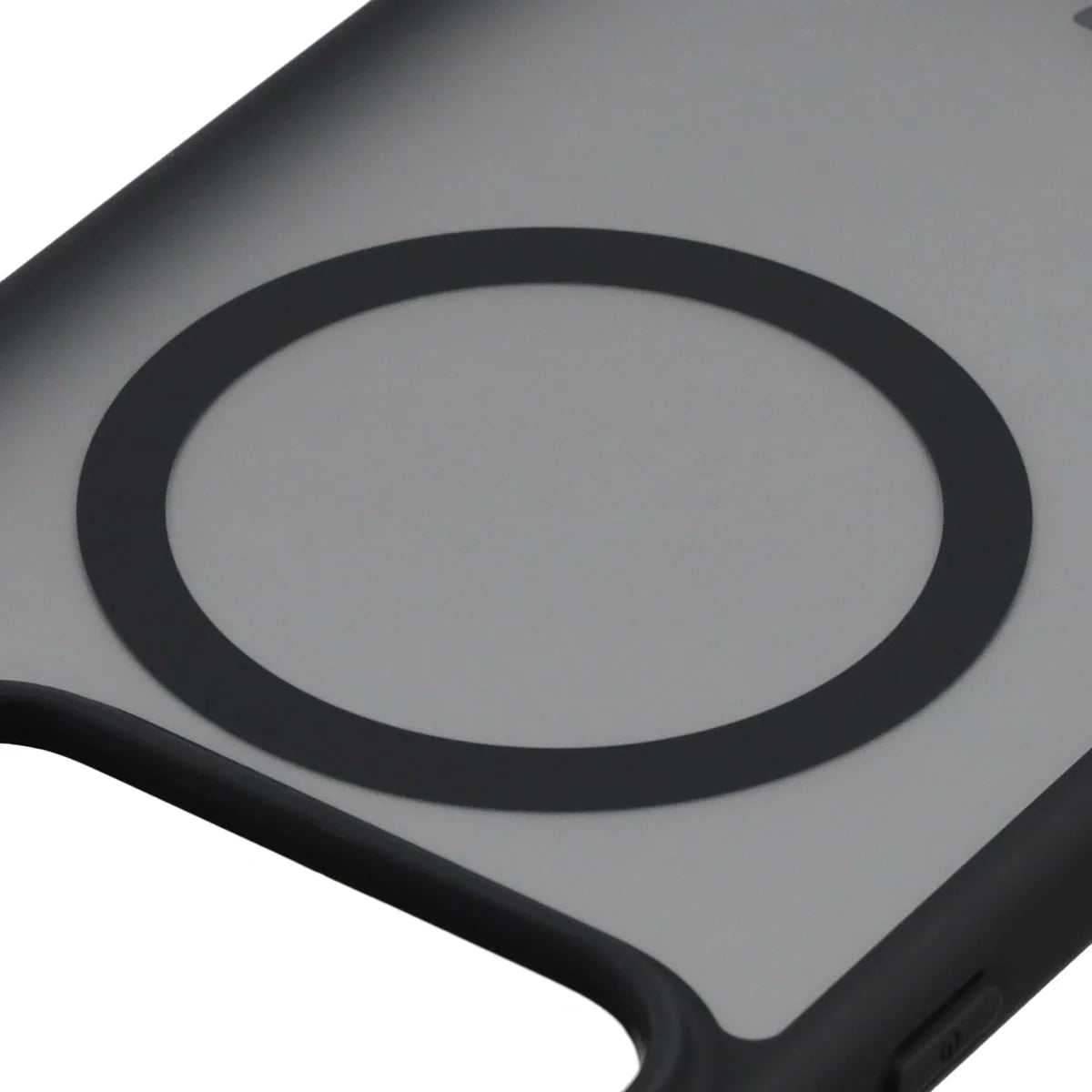 Handyhülle mit Magnetring für Realme GT 8 Pro, Bizon Case MatteO, Getönt-Schwarz
