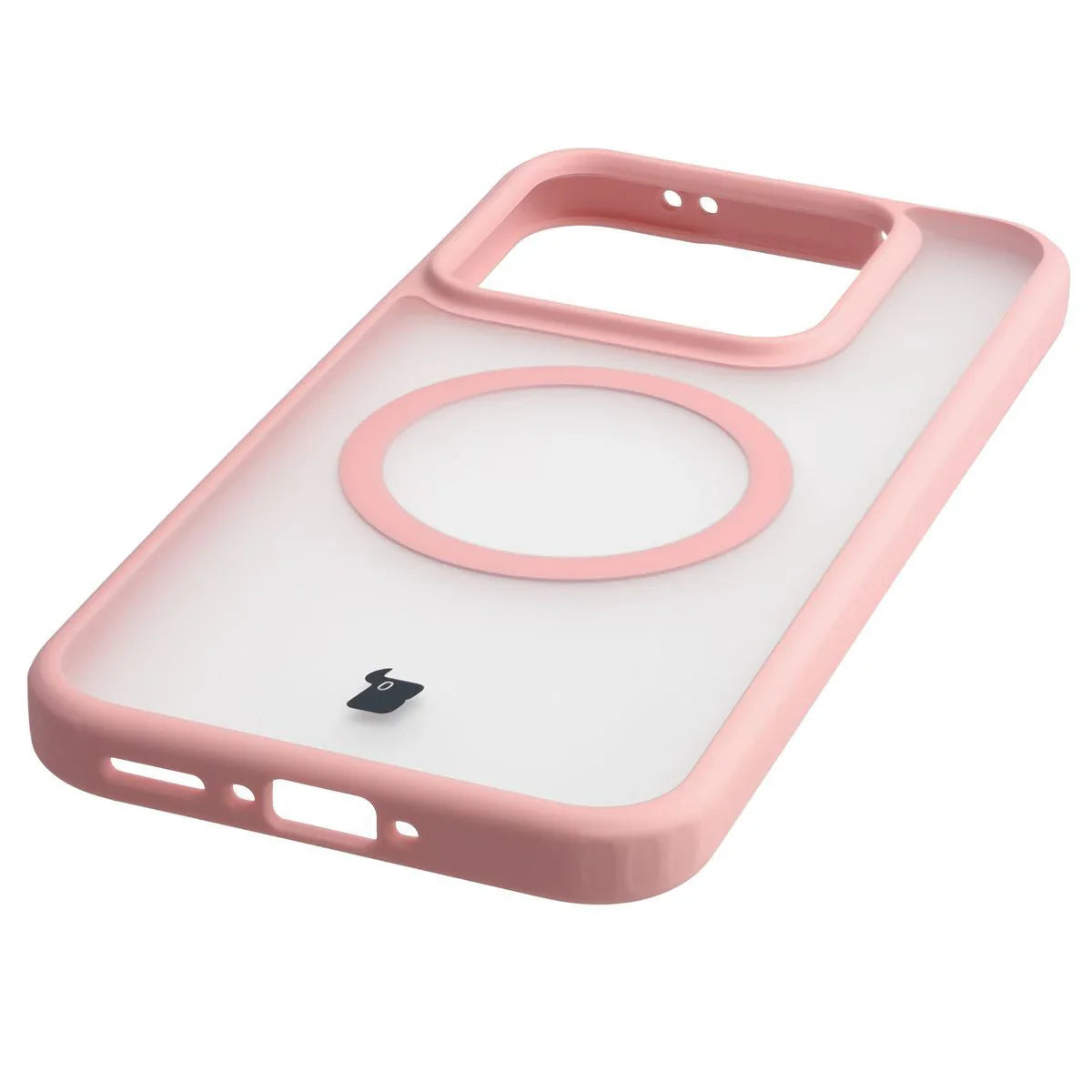 Handyhülle mit Magnetring für Realme GT 8 Pro, Bizon Case MatteO, Getönt-Hellrosa