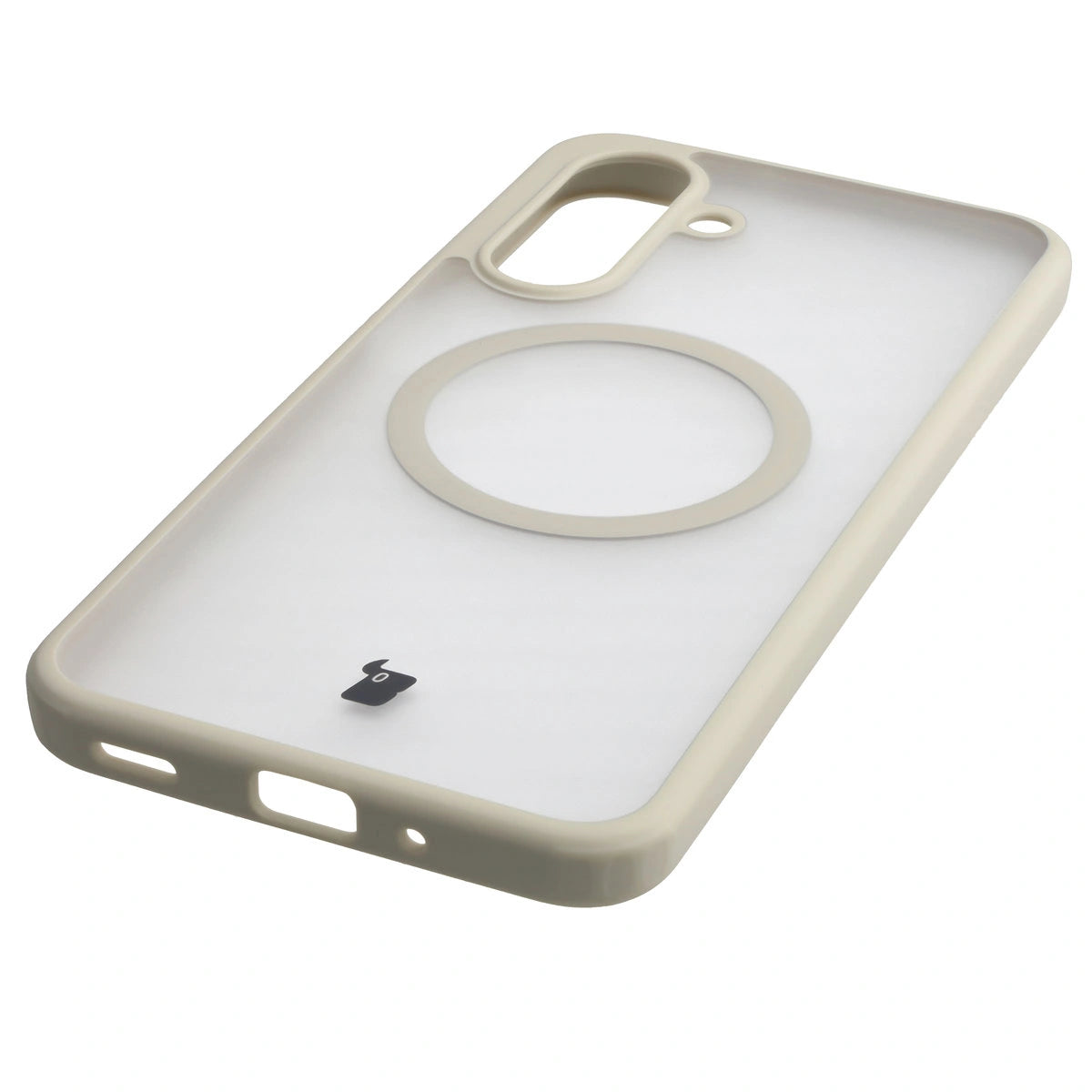 Handyhülle mit Magnetring für Galaxy A17 5G, Bizon Case MatteO, Getönt-Beige