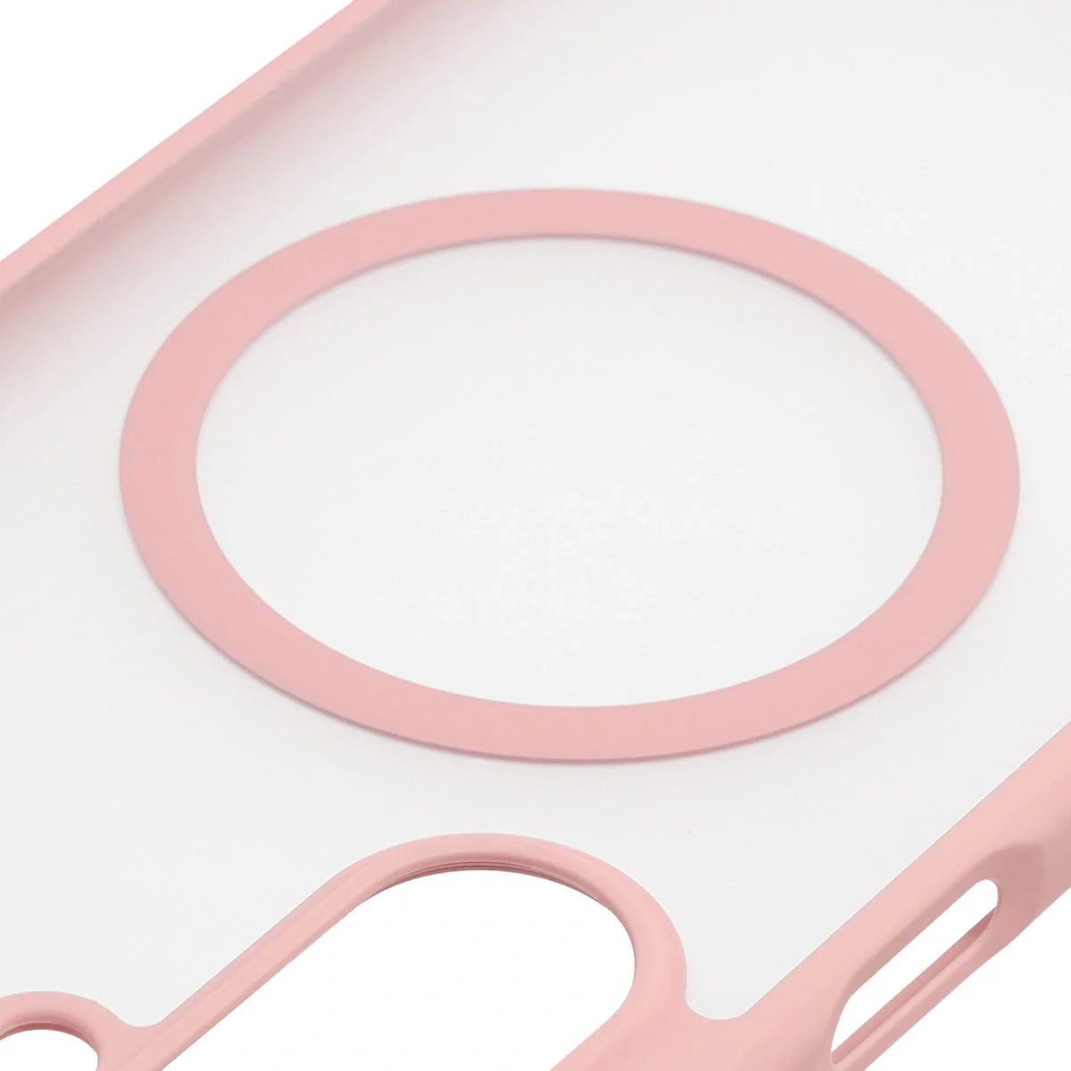 Handyhülle mit Magnetring für Galaxy A17 5G, Bizon Case MatteO, Getönt-Hellrosa