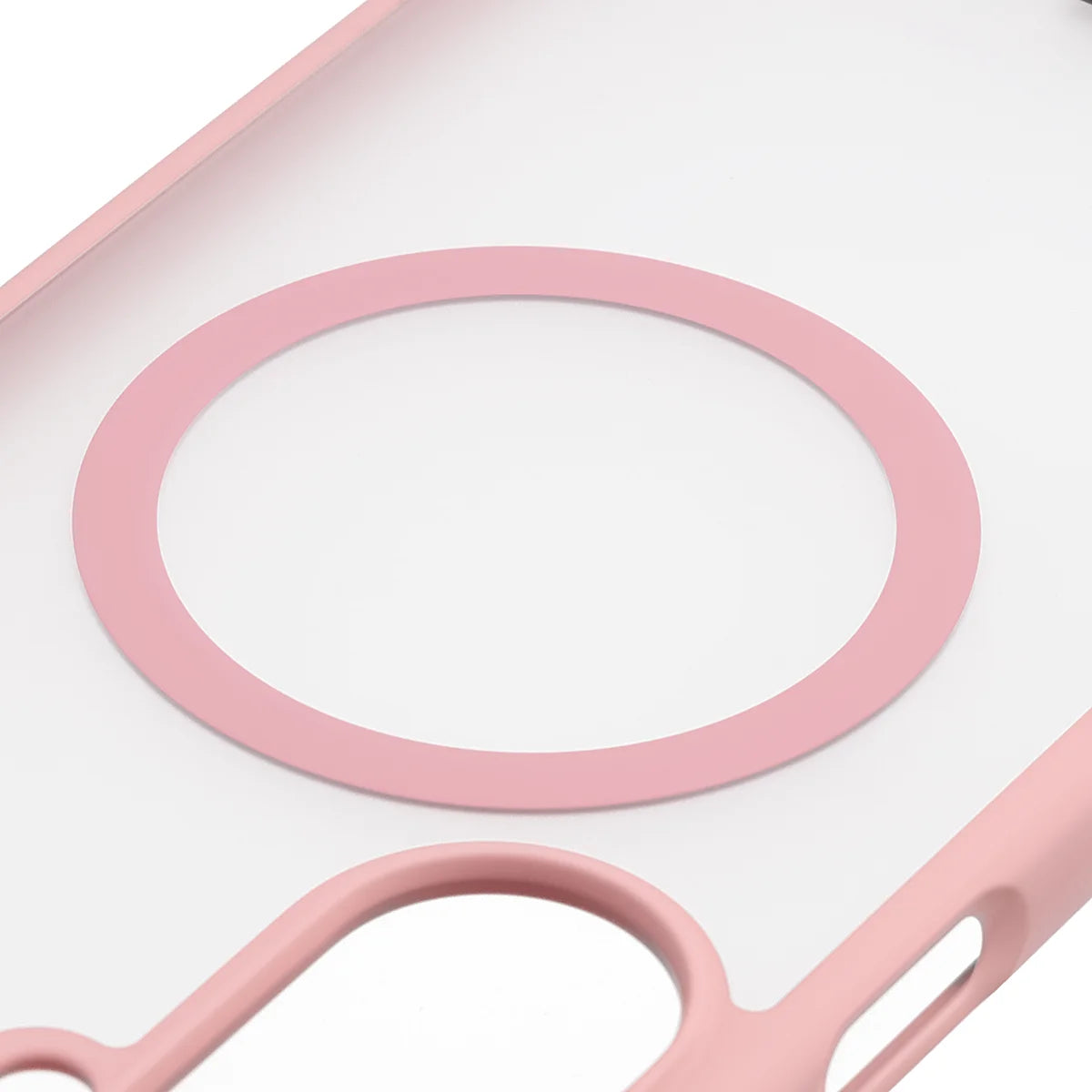 Handyhülle mit Magnetring für Galaxy A27 5G, Bizon Case MatteO, Getönt-Hellrosa
