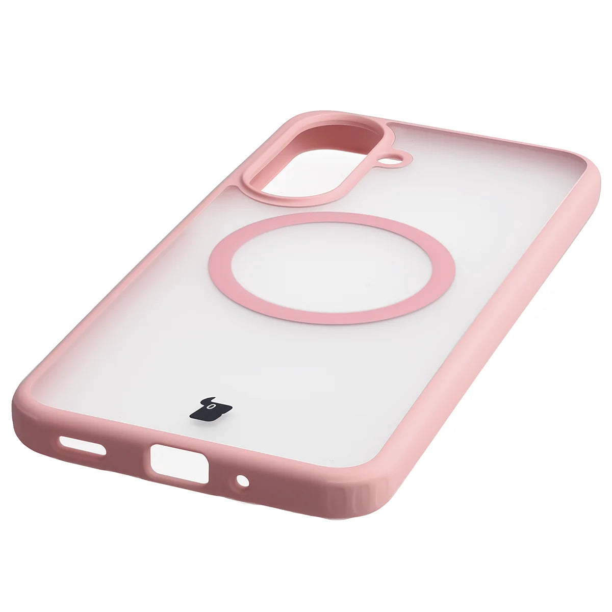 Handyhülle mit Magnetring für Galaxy A27 5G, Bizon Case MatteO, Getönt-Hellrosa