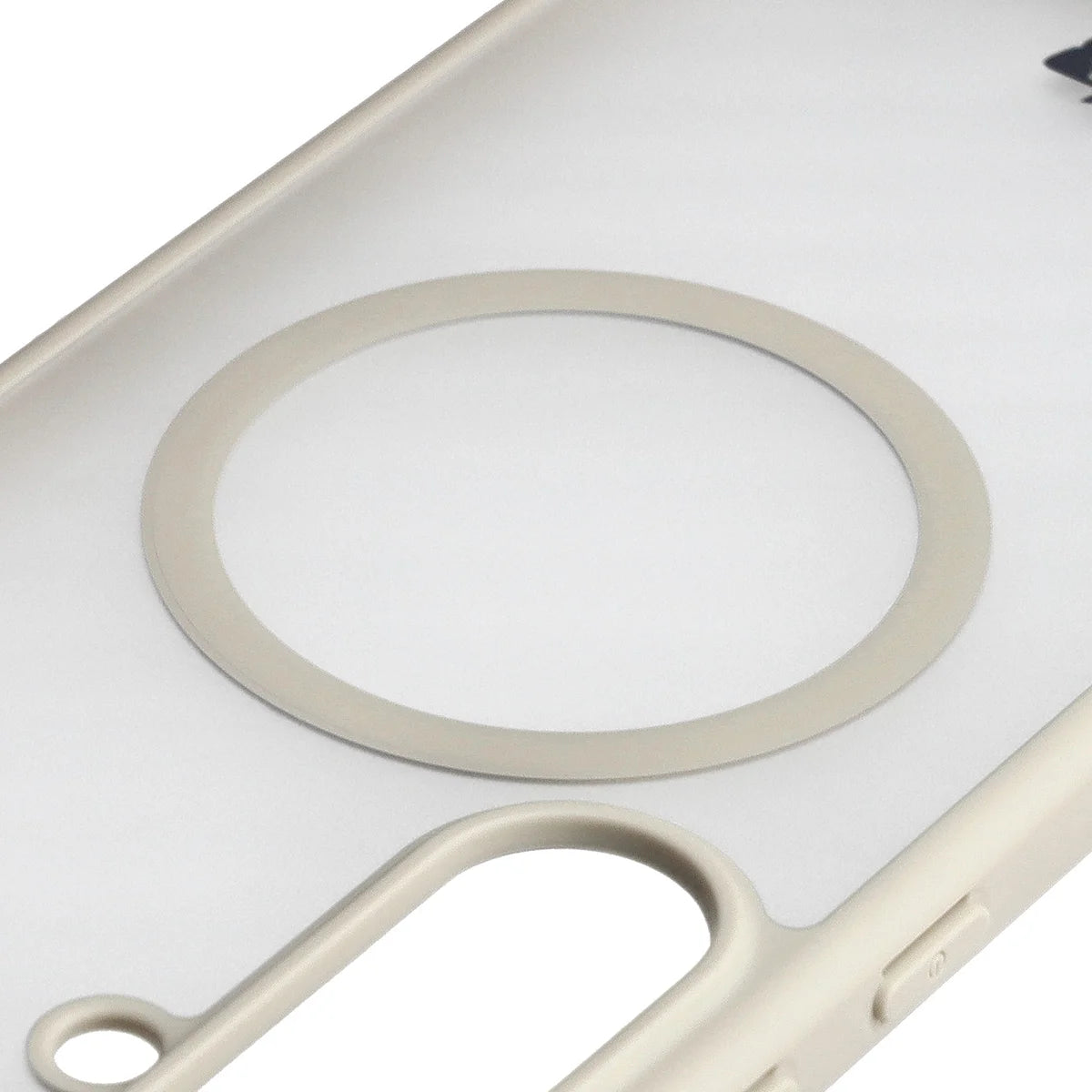 Handyhülle mit Magnetring für Galaxy S26 FE / S25 FE, Bizon Case MatteO, Getönt-Beige (3/7)