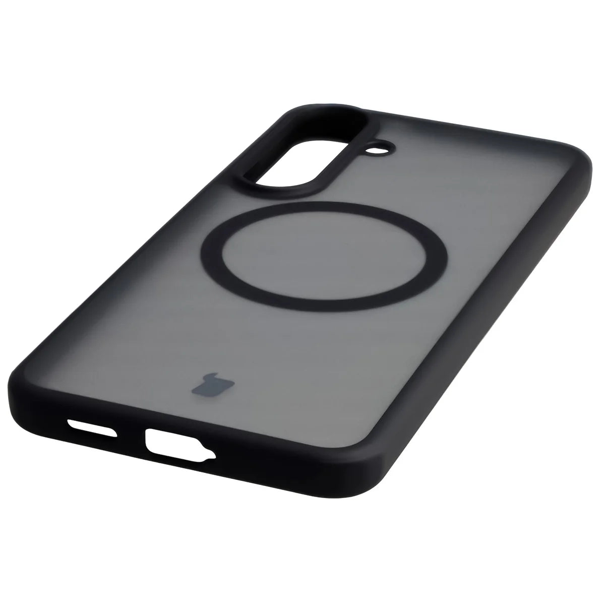 Schutzhülle mit Magnetring + gehärtetem Glas für Galaxy S26 FE / S25 FE, Bizon MatteO Pack, Getönt-Schwarz (6/7)