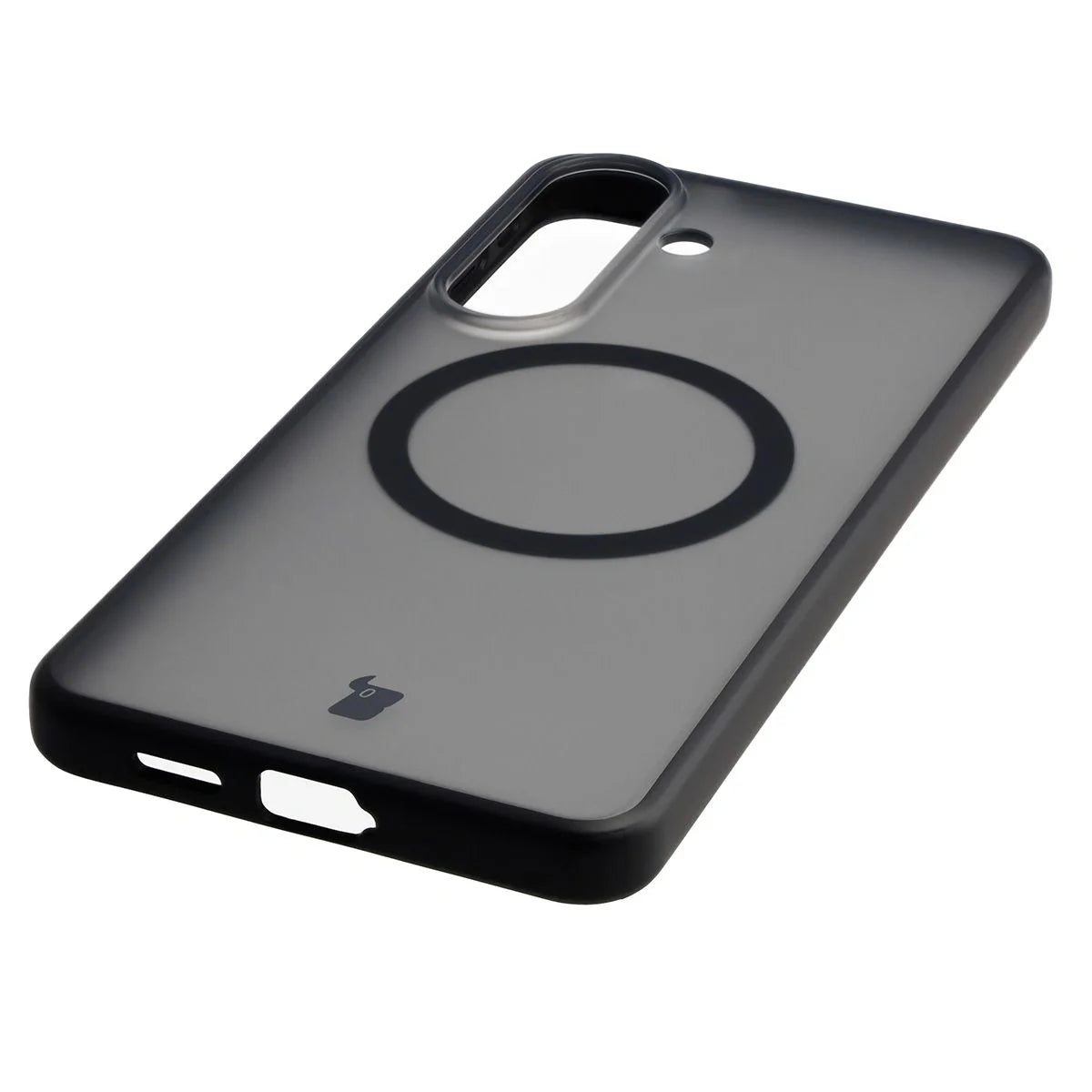 Handyhülle mit Magnetring für Galaxy S26 Plus, Bizon Case MatteO, Getönt-Schwarz