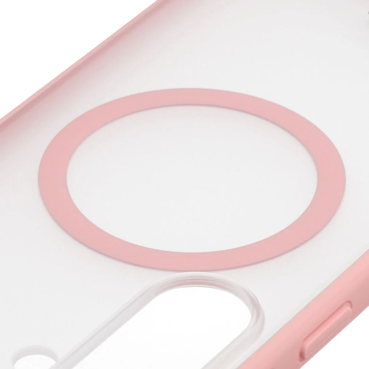 Handyhülle mit Magnetring für Galaxy S26 Plus, Bizon Case MatteO, Getönt-Hellrosa