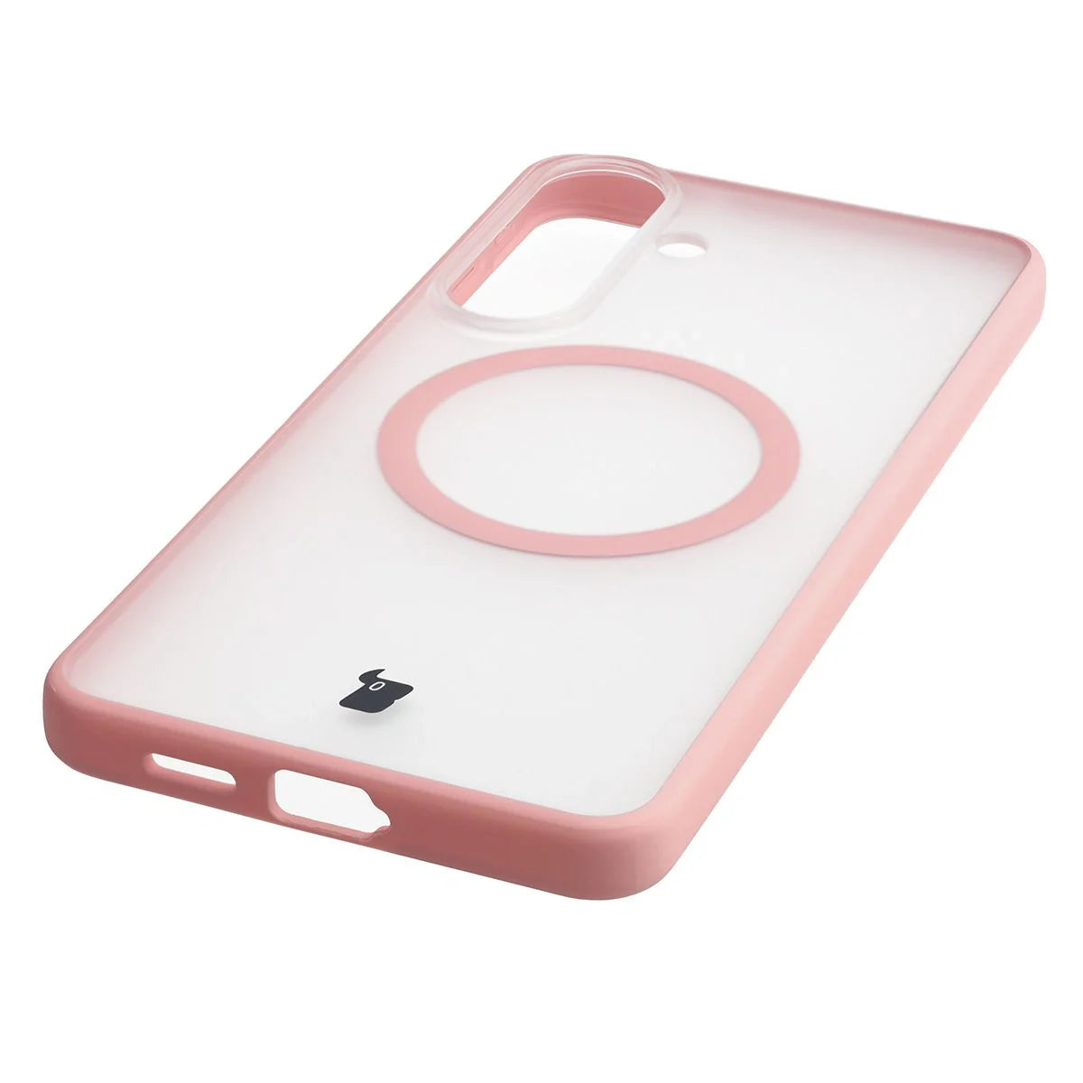Handyhülle mit Magnetring für Galaxy S26 Plus, Bizon Case MatteO, Getönt-Hellrosa