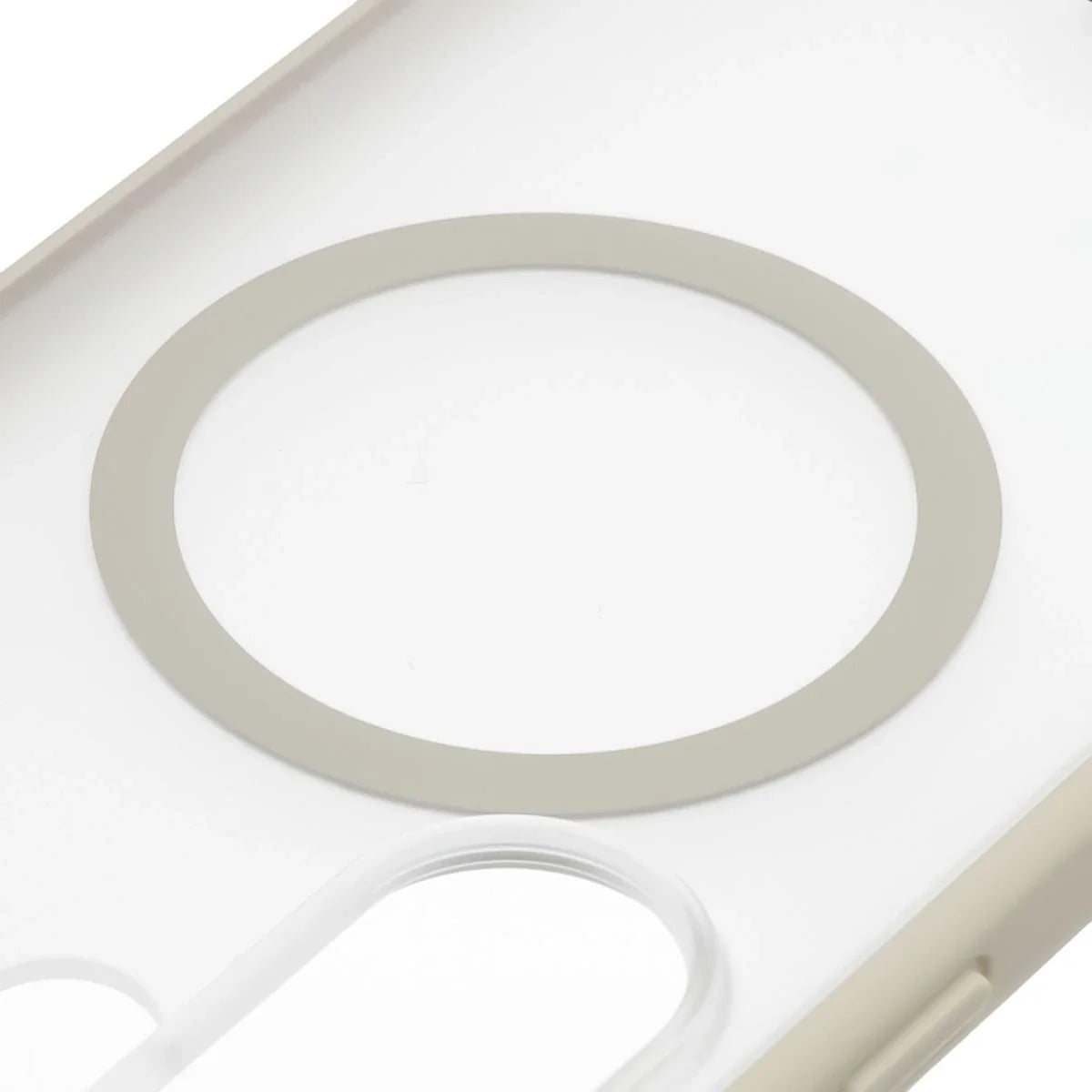 Handyhülle mit Magnetring für Galaxy S26 Ultra, Bizon Case MatteO, Getönt-Beige