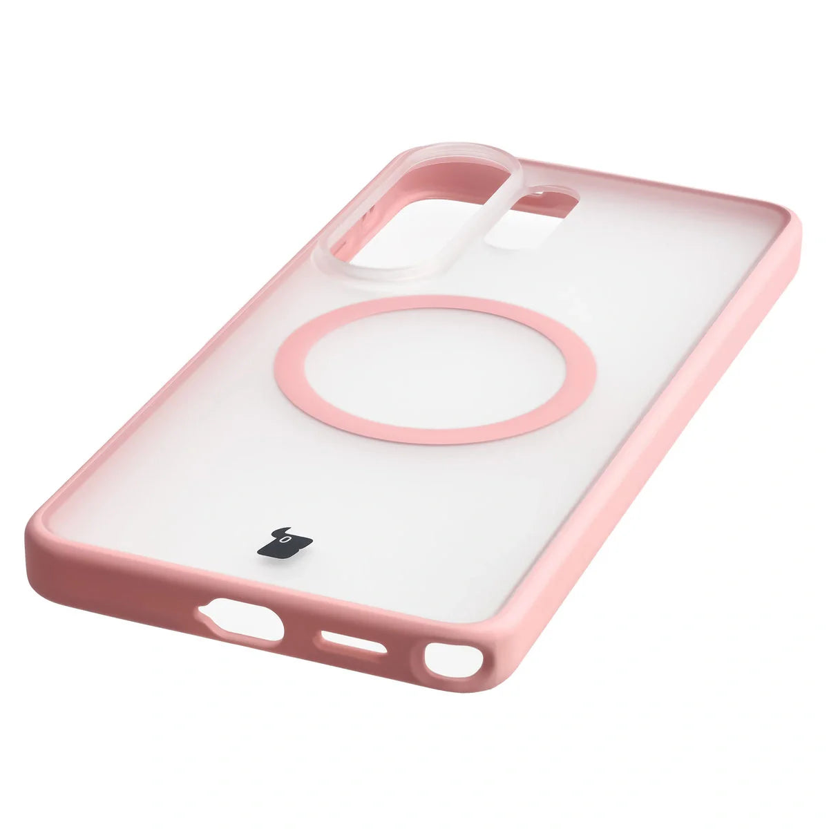 Handyhülle mit Magnetring für Galaxy S26 Ultra, Bizon Case MatteO, Getönt-Hellrosa