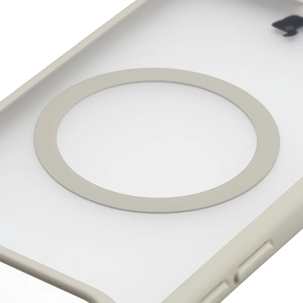 Handyhülle mit Magnetring für Vivo X300 FE, Bizon Case MatteO, Getönt-Beige