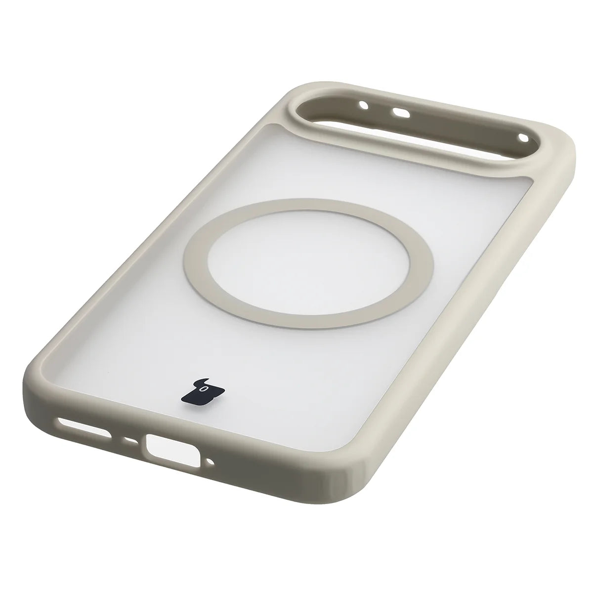 Handyhülle mit Magnetring für Vivo X300 FE, Bizon Case MatteO, Getönt-Beige