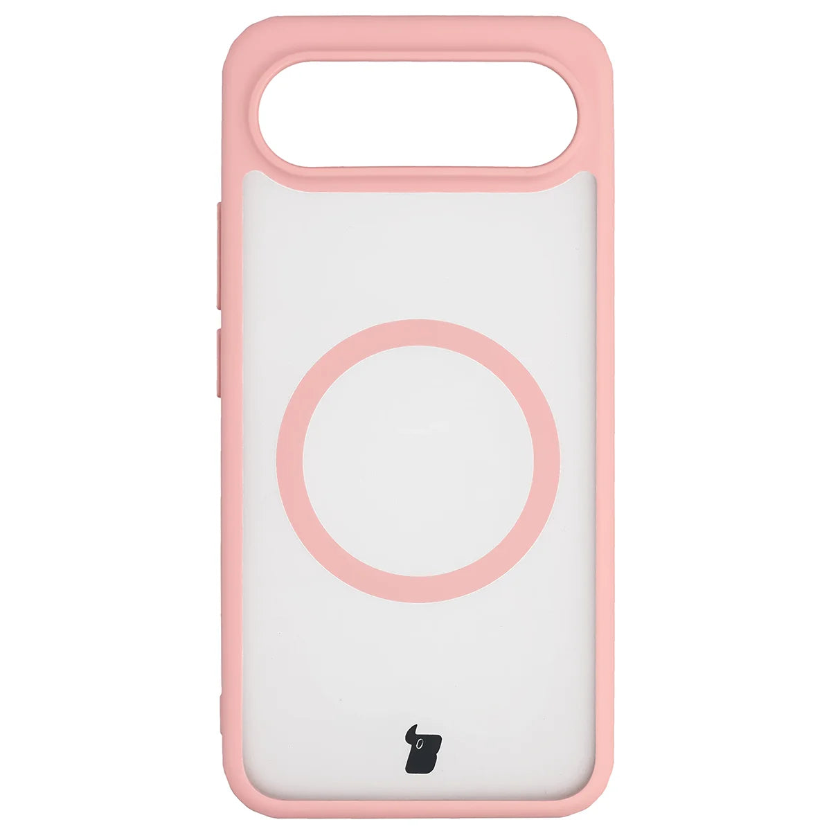 Handyhülle mit Magnetring für Vivo X300 FE, Bizon Case MatteO, Getönt-Hellrosa