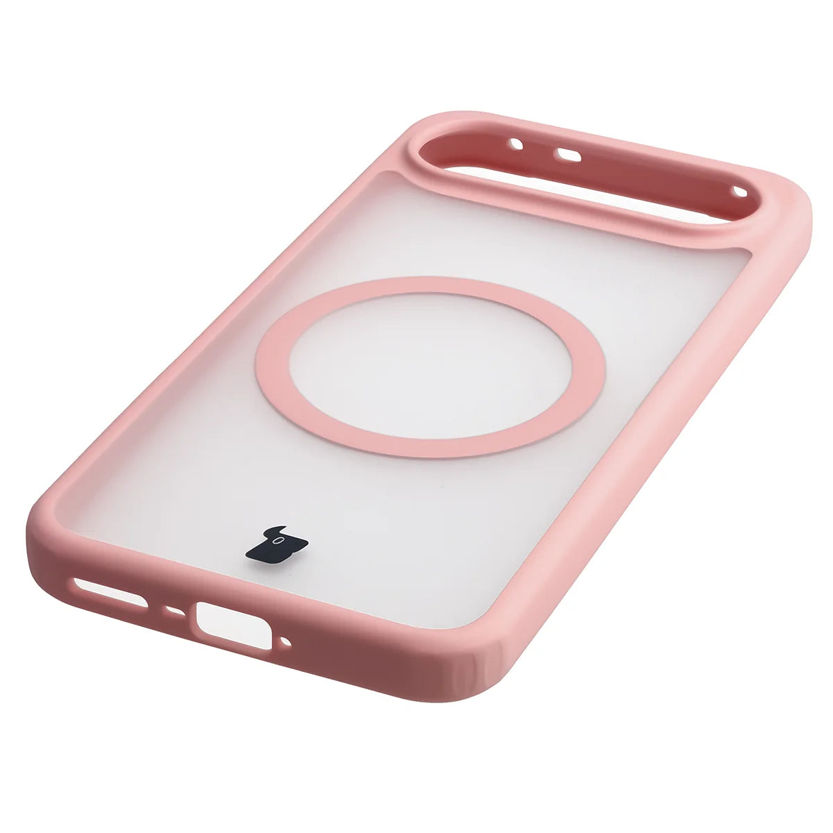 Handyhülle mit Magnetring für Vivo X300 FE, Bizon Case MatteO, Getönt-Hellrosa