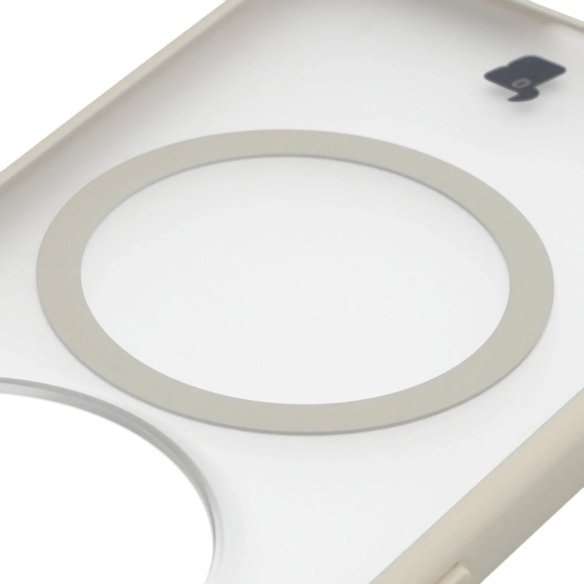 Handyhülle mit Magnetring für Vivo X300, Bizon Case MatteO, Getönt-Beige