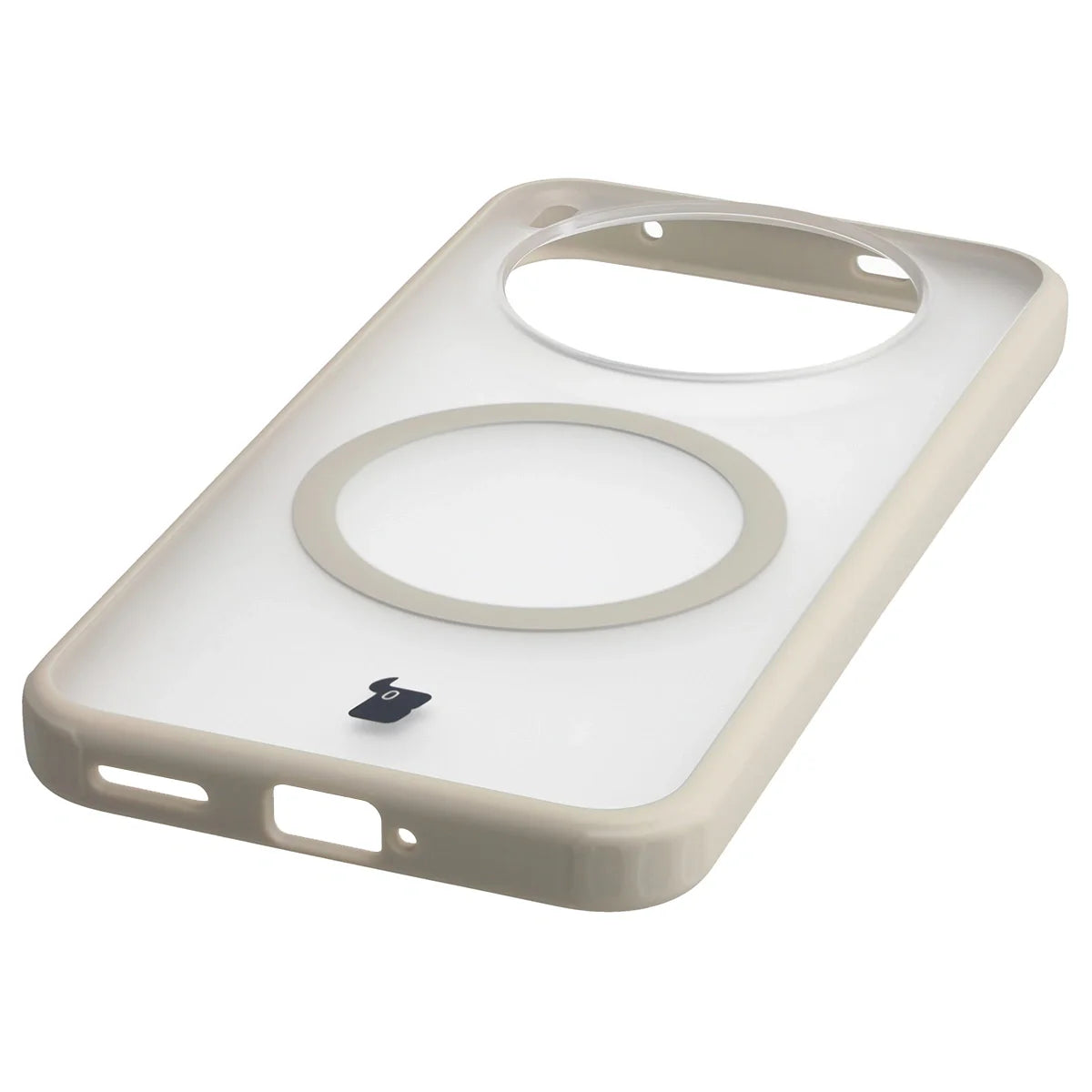 Handyhülle mit Magnetring für Vivo X300, Bizon Case MatteO, Getönt-Beige