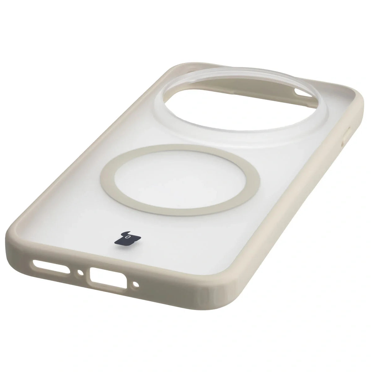 Handyhülle mit Magnetring für Vivo X300 Pro, Bizon Case MatteO, Getönt-Beige