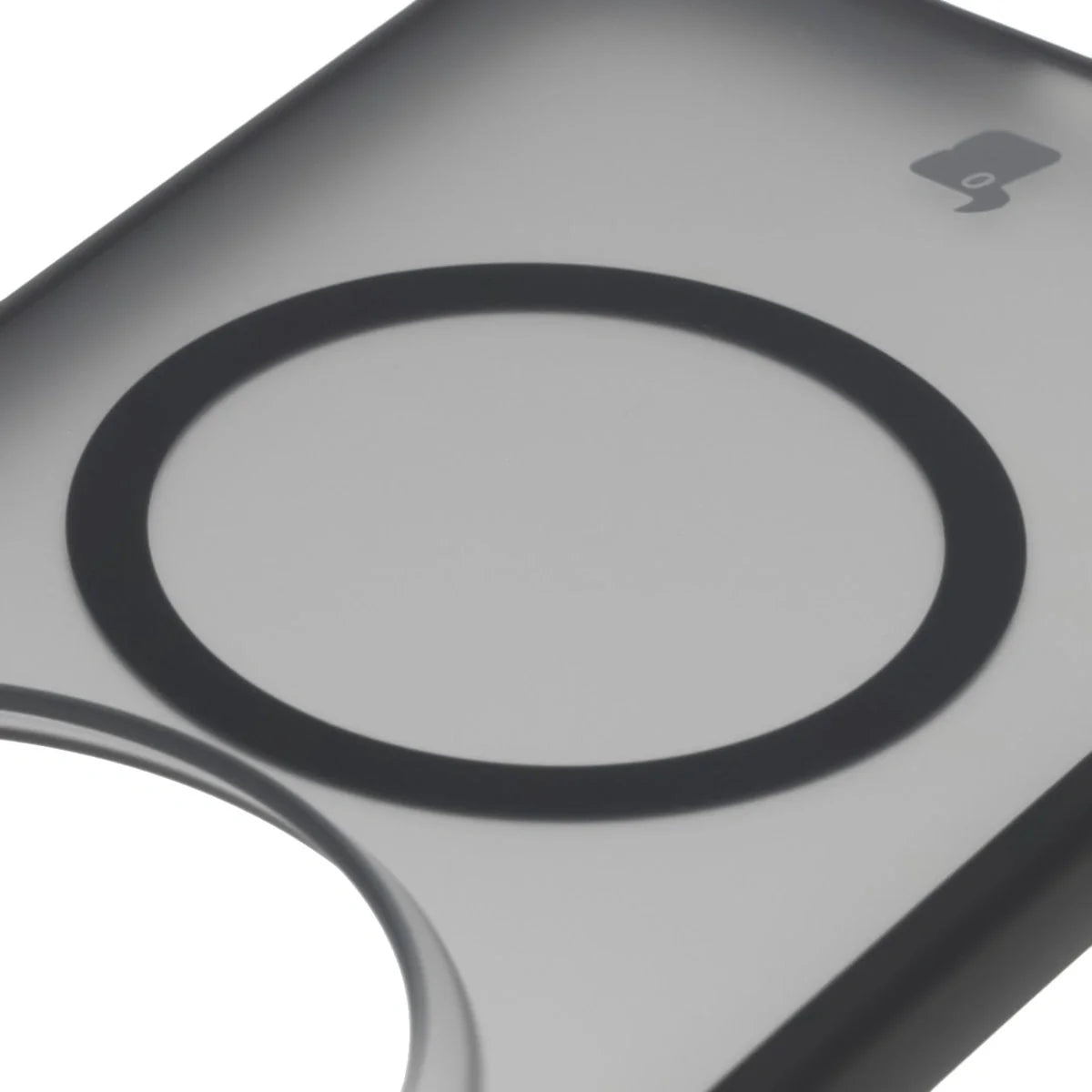 Handyhülle mit Magnetring für Vivo X300 Pro, Bizon Case MatteO, Getönt-Schwarz