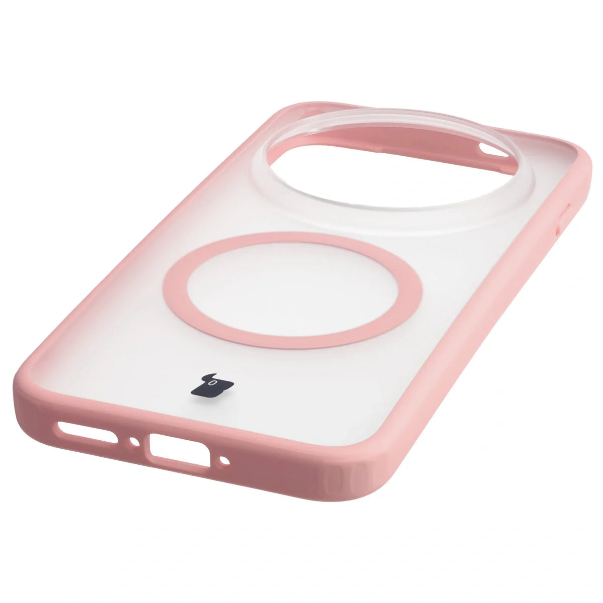 Handyhülle mit Magnetring für Vivo X300 Pro, Bizon Case MatteO, Getönt-Hellrosa