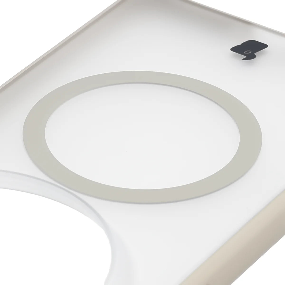 Handyhülle mit Magnetring für Vivo X300 Ultra, Bizon Case MatteO, Getönt-Beige