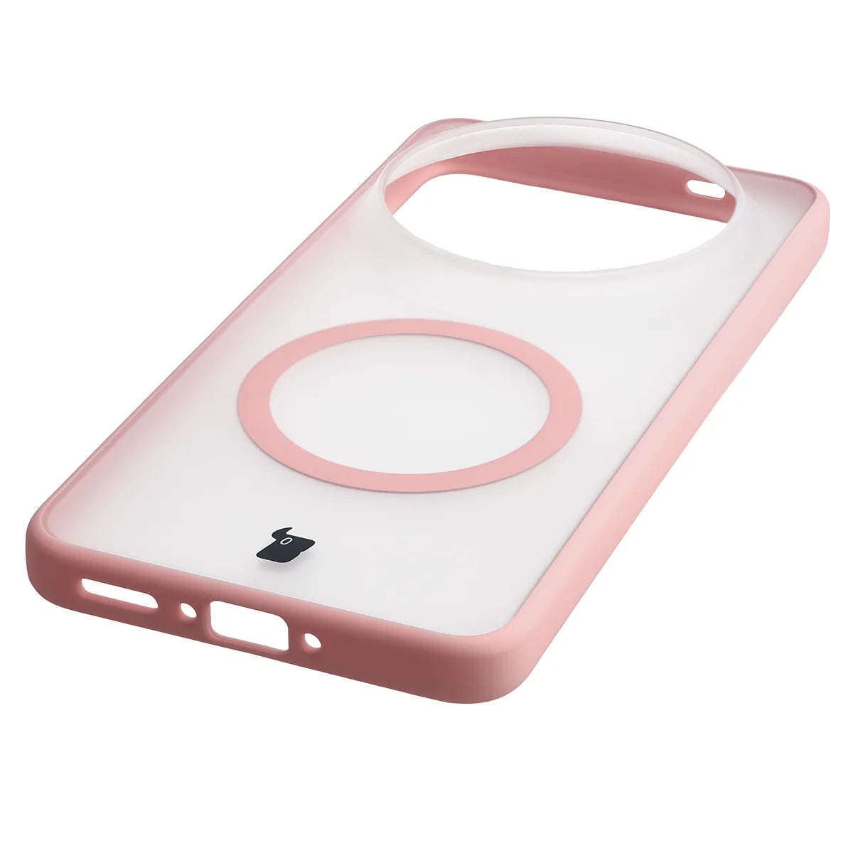 Handyhülle mit Magnetring für Vivo X300 Ultra, Bizon Case MatteO, Getönt-Hellrosa