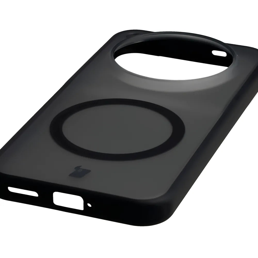 Handyhülle mit Magnetring für Vivo X500 Pro, Bizon Case MatteO, Getönt-Schwarz (6/7)