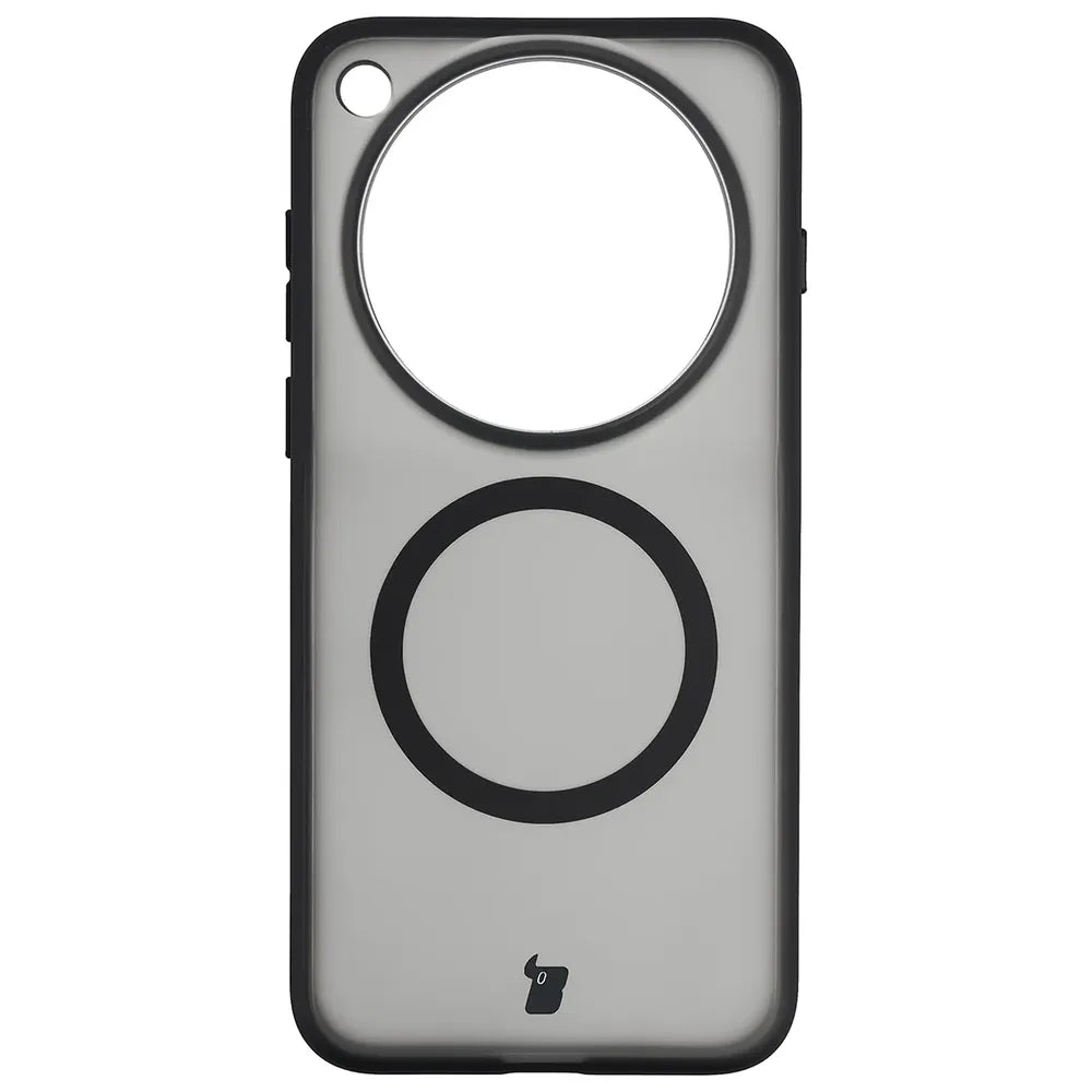 Handyhülle mit Magnetring für Vivo X500 Pro Max, Bizon Case MatteO, Schwarz-Matt (2/7)