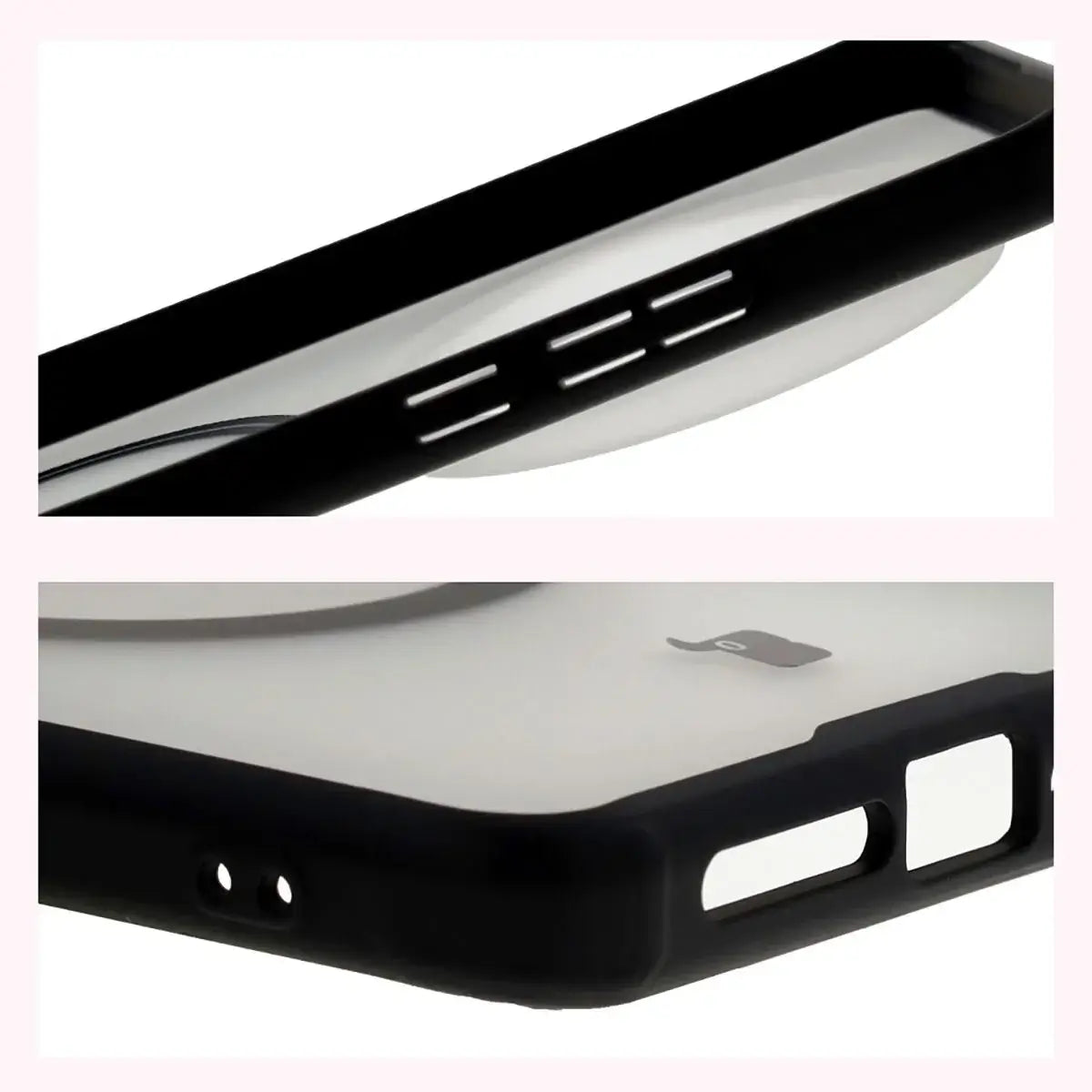 Handyhülle mit Magnetring für Xiaomi 15 Ultra, Bizon Case MatteO, Getönt-Schwarz