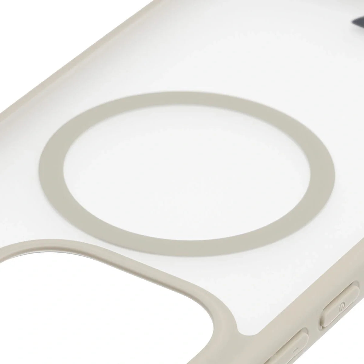 Handyhülle mit Magnetring für Xiaomi 15T, Bizon Case MatteO, Getönt-Beige