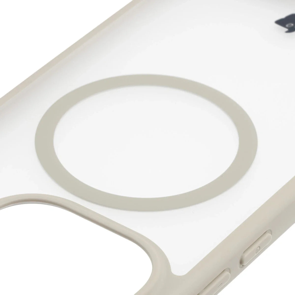 Handyhülle mit Magnetring für Xiaomi 15T Pro, Bizon Case MatteO, Getönt-Beige