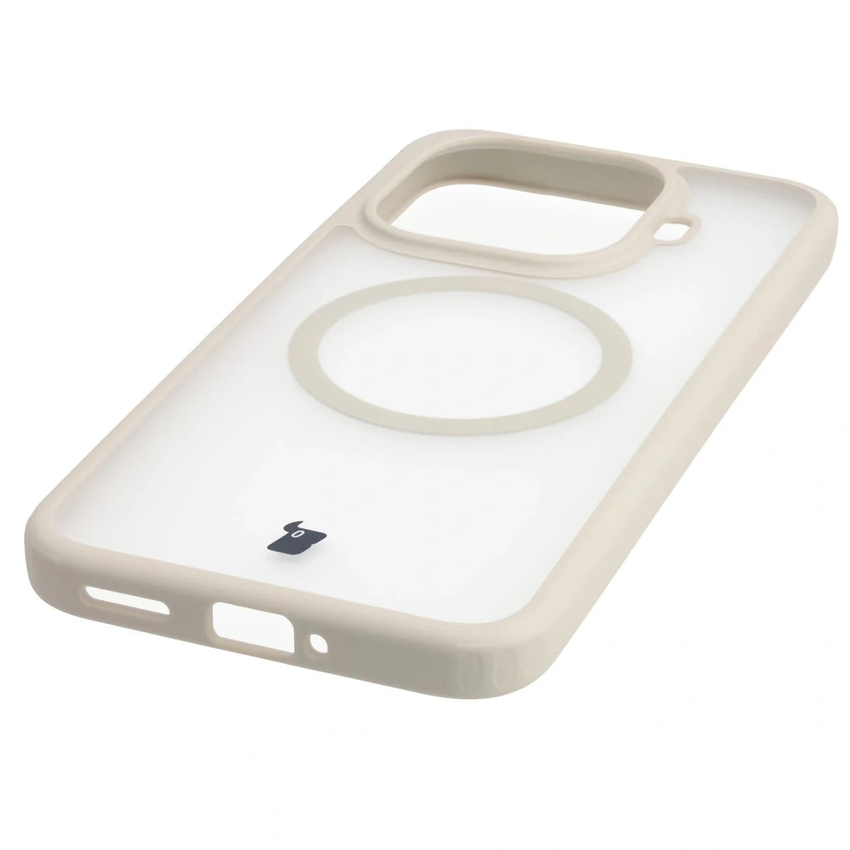 Handyhülle mit Magnetring für Xiaomi 15T Pro, Bizon Case MatteO, Getönt-Beige